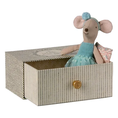 Maileg Dance mouse in daybed, Little sister
