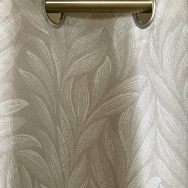 Laura Ashley Coulderton Natural Readymade Eylet Curtains header