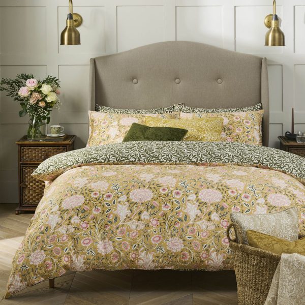 William Morris At Home Double Bough Gold Bedding Set main