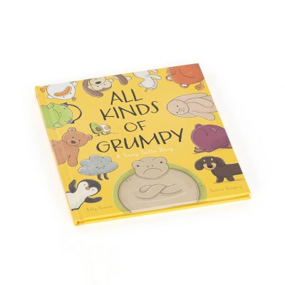 Jellycat All Kinds of Grumpy Book flat