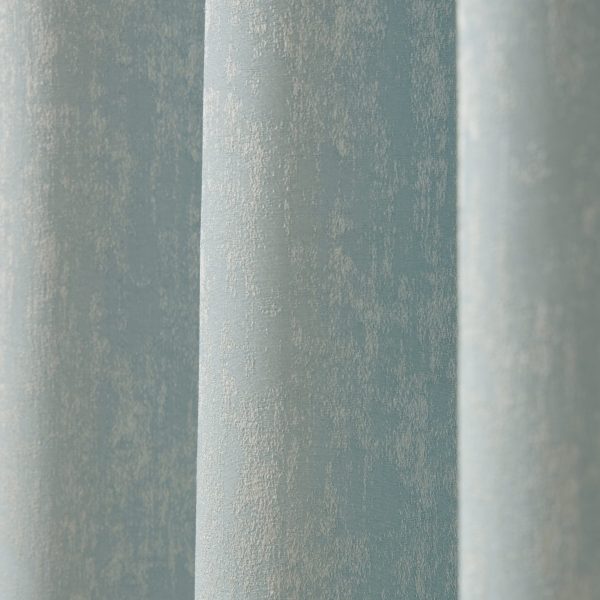 Laura Ashley Whinfell Duckegg Readymade Headertape Curtains close