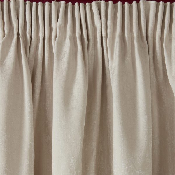 Laura Ashley Whinfell Natural Readymade Headertape Curtains header