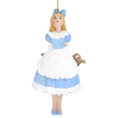Gisela Graham Resin Decoration 10cm - Alice/Key