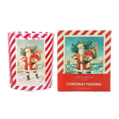 Gisela Graham Boxed Scented Candle 7cm - Nostalgia Santa