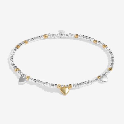 Joma Jewellery Sparkle Confetti A Little Fabulous Friend Silver & Gold Plated Bracelet