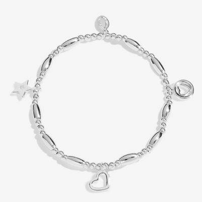 Joma Jewellery Life's A Charm Auntie Silver Plated Bracelet