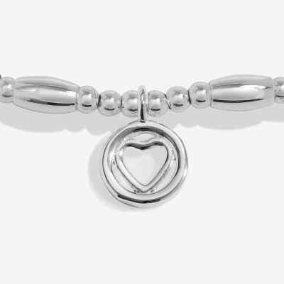 Joma Jewellery Life's A Charm Auntie Silver Plated Bracelet