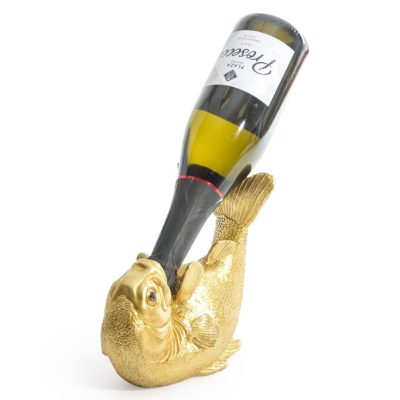 Drinks Like a Gold Fish Wine Bottle Holder