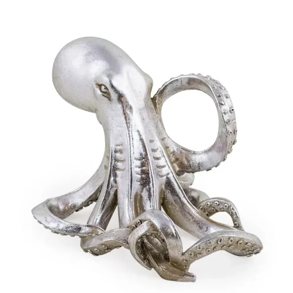 Silver Octopus Wine Bottle Holder