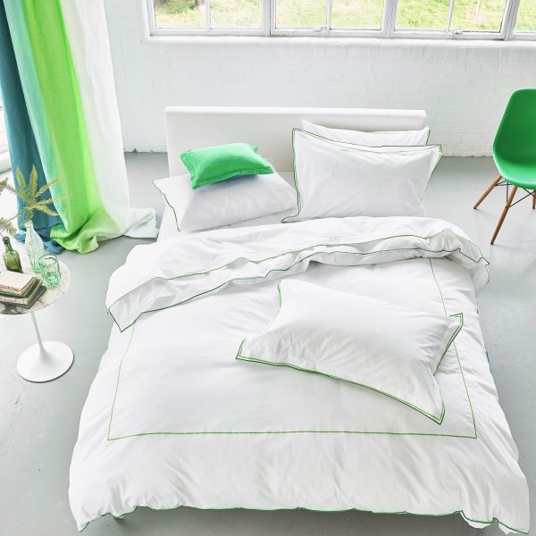 Designers Guild Astor Duvet Cover Set 400TC Emerald Green main