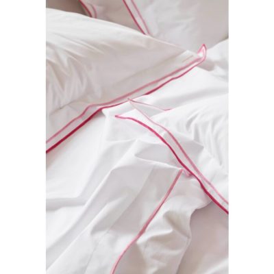 Designers Guild Astor Duvet Cover Set 400TC Fuchsia Pink detail