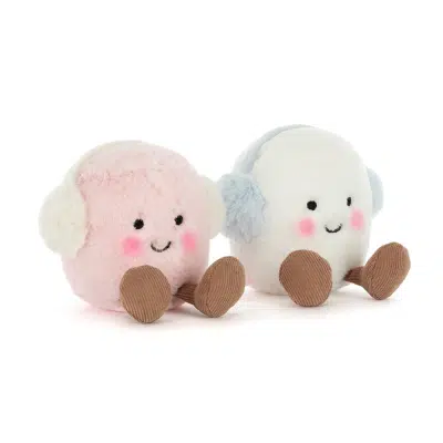 Jellycat Amuseables Toastie Pink and White Marshmallows main
