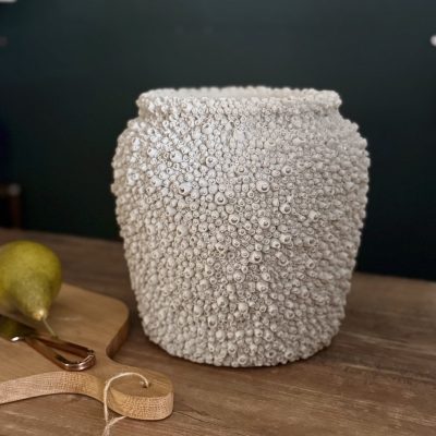 White Barnacle Vase