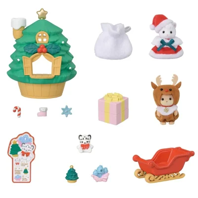 Alternative view of Sylvanian Families Baby Santa's Christmas Tree House