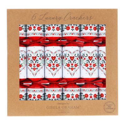 Gisela Graham Box/6 Crackers 31cm - Alpine
