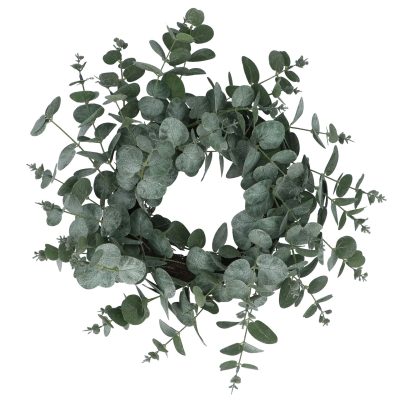 Gisela Graham Eucalyptus Glitter Wreath