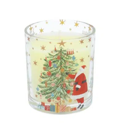Gisela Graham Nostalgia Santa/Tree Scented Boxed Candle, Large