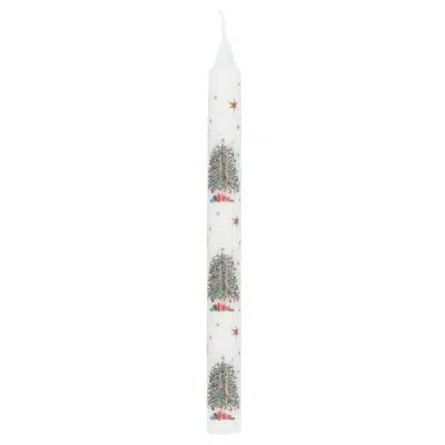 Gisela Graham Taper Candle 24cm - Nostalgia Tree