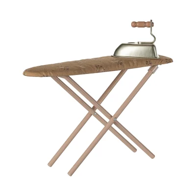 Maileg Iron and ironing board, Miniature - Powder