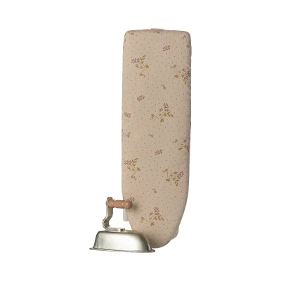 Maileg Iron and ironing board, Miniature - Off white