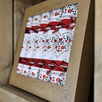 Gisela Graham Box/6 Crackers 31cm - Alpine