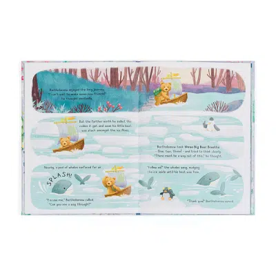 Jellycat Bartholomew Bear and the Snow Giants Book story