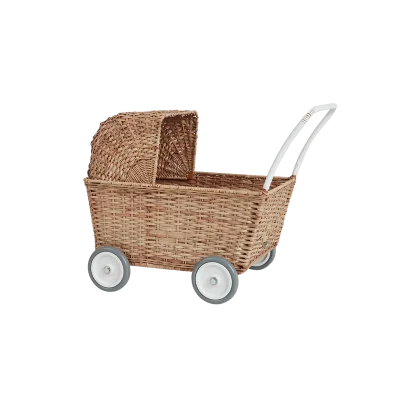 Olli Ella Rattan Strolley - Natural main