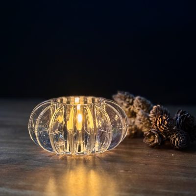 Glass Tealight Candle Holder
