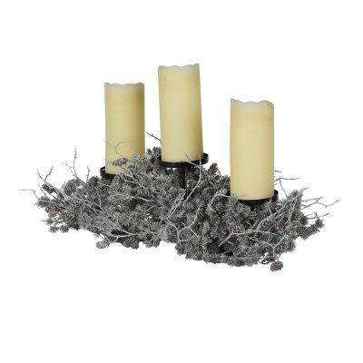 Needle Pinecone Candle Holder
