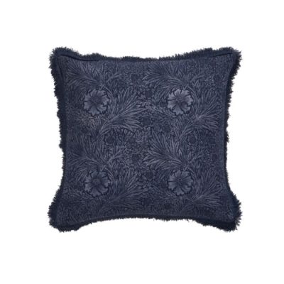 William Morris At Home Marigold Prussian Blue Mf 50x50cm Cushion
