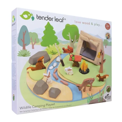 Tender Leaf Toys Wildlife Camping Playset