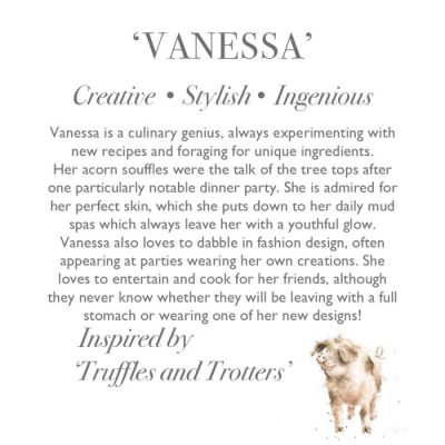 Wrendale Vanessa - Pig Large Plush