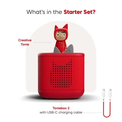 Toniebox 2 Starter Set Creative Tonie Rubie Sunset Red