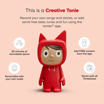 Toniebox 2 Starter Set Creative Tonie Rubie Sunset Red