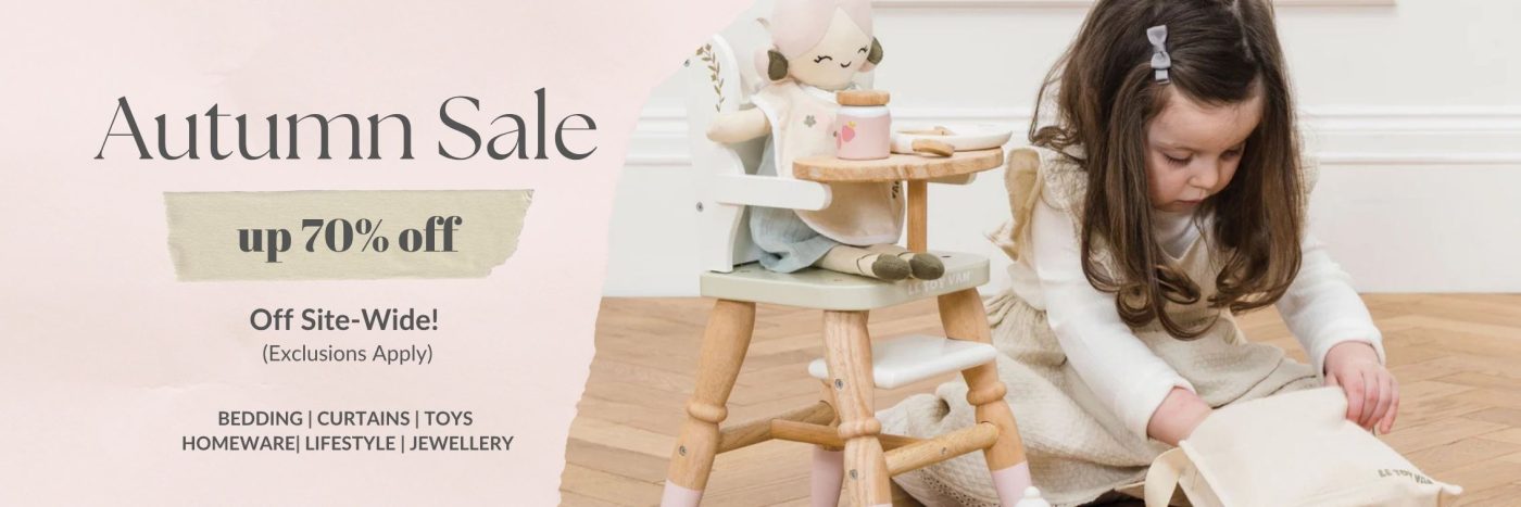 Autumn sale at Maison White toys