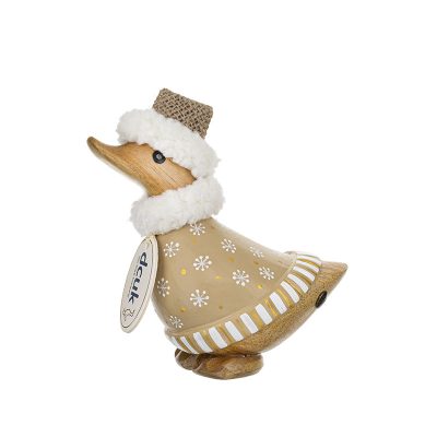 DCUK Gilded Caramel Christmas Ducky snowflake