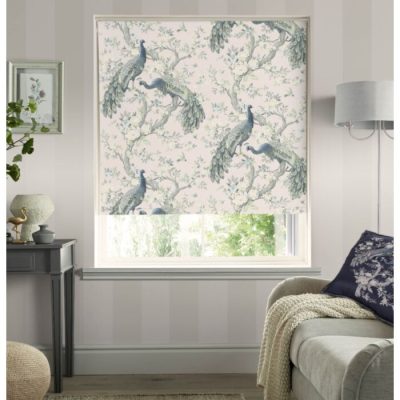 Laura Ashley Belvedere Midnight Blackout Thermal Roller Blind