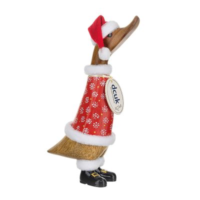 DCUK Traditional Christmas Duckling Snowflake Red Jumper
