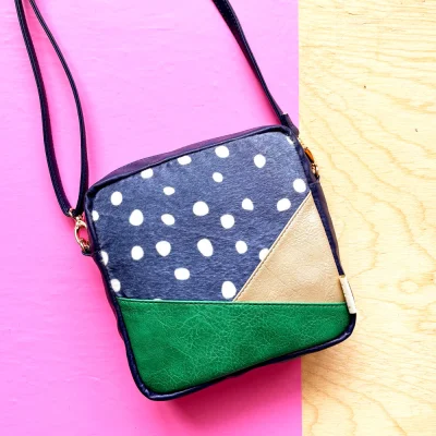House of Disaster Animal Spotty Print Mini Square Bag