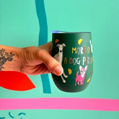 House of Disaster Dog House 'More of a Dog Person' Keep Cup