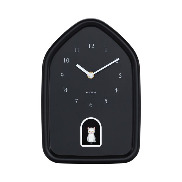 Karlsson Wall Clock Modern Kitty