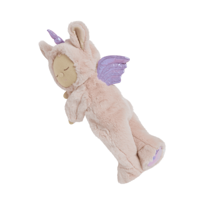 Olli Ella Cozy Dinkums - Unicorn - Sugarpie Pink flying