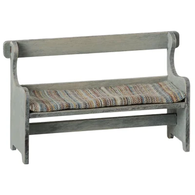 Maileg Bench, Mouse - Vintage off white