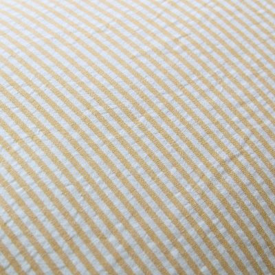 Flaxley Stripe Yellow Microfibre 30x50cm Cushion detail