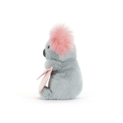Jellycat Koala with Message side view