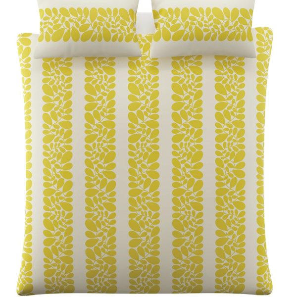 Orla Kiely Sycamore Stripe Yellow Bedding Set cut out