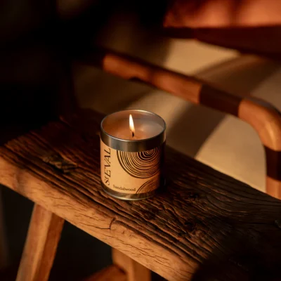 St. Eval Scented Tin Candle Sandalwood