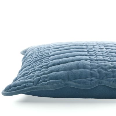Laura Ashley Scalloped Seaspray Microfibre 43x43cm Cushion flat