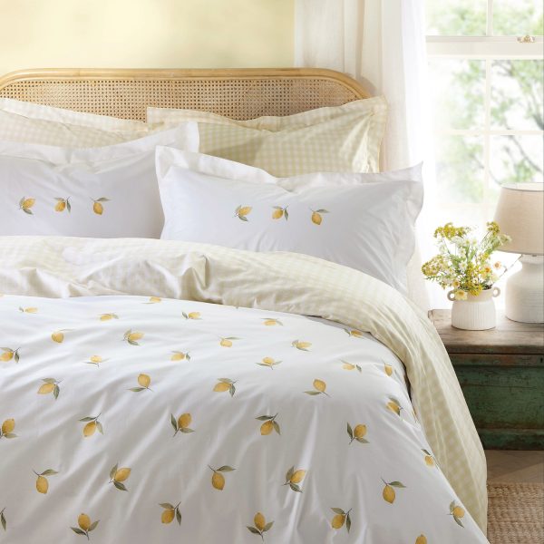Sophie Allport Lemons White Bedding Set