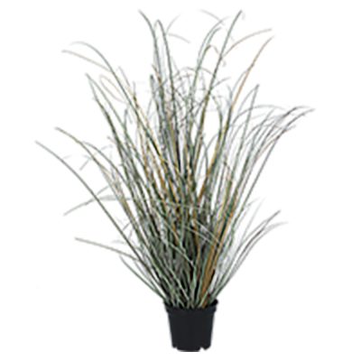 Gisela Graham Potted Plant 52cm - Faux Silver Green Mix Grass
